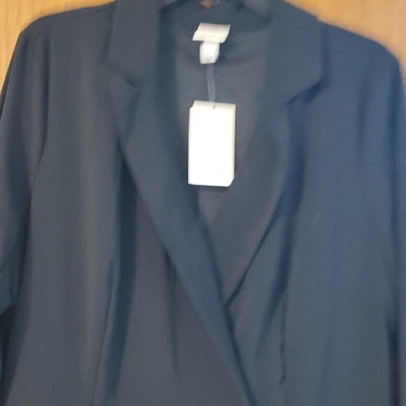 A NEW DAY Black Wrap  Jumpsuit Size Large - Picture 6 of 12